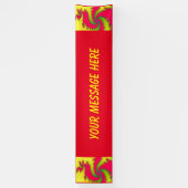 Chinesisches Fraktal für Neujahrsdrache Banner (Vertikal)