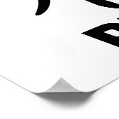 Chinesisches Friedenszeichen Poster (Ecke)