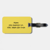 Chinesisches Frühstück der schwachen Summe des Gepäckanhänger (Rückseite horizontal)