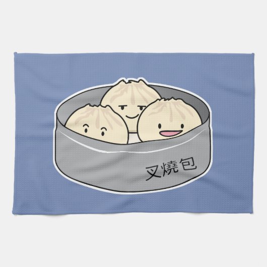 Chinesisches Frühstück der schwachen Summe des Geschirrtuch (Horizontal)