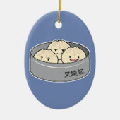 Chinesisches Frühstück der schwachen Summe des Keramikornament (Vorne)