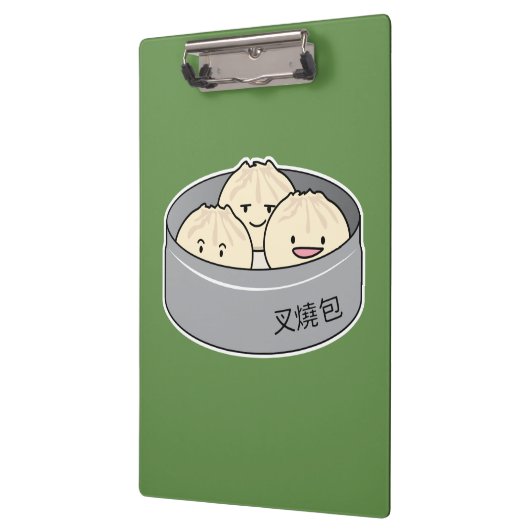 Chinesisches Frühstück der schwachen Summe des Klemmbrett (Links)