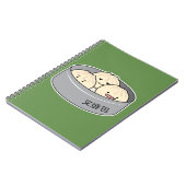 Chinesisches Frühstück der schwachen Summe des Notizblock (Linke Seite)