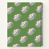 Chinesisches Frühstück der schwachen Summe des Notizbuch (Rückseite)