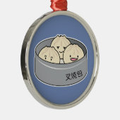 Chinesisches Frühstück der schwachen Summe des Ornament Aus Metall (Rechts)