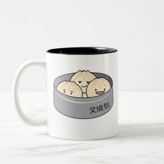 Chinesisches Frühstück der schwachen Summe des Zweifarbige Tasse (Links)