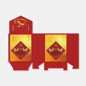 Chinesisches FU Luck Laternenpferd Party TentFB01 Geschenkschachtel (Ungefaltet)