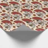 Chinesisches Geschenkpapier über Glück und Reichtu (Ecke)