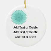 Chinesisches Glückskeks - SRF Keramikornament (Hinten)