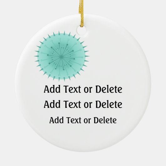 Chinesisches Glückskeks - SRF Keramikornament (Hinten)