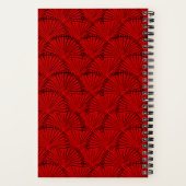 Chinesisches Gold Dragon Spiral Notebook Notizblock (Rückseite)