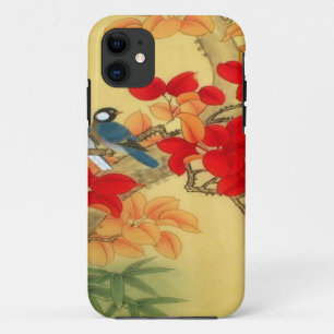 Chinesisches Gold und rotes Blumen Case-Mate iPhone Hülle