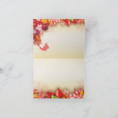 Chinesisches Goldpapier mit Blattschnitt Rattenjah Feiertagskarte (Innenseite)