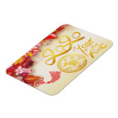 Chinesisches Goldpapier-Schnitt Rat 2020 F Magnet (Linke Seite)