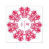 Chinesisches Hochzeitsfest - Briefmarke Permastempel (Design)