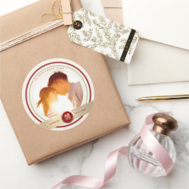 Chinesisches Hochzeitsfest-Foto Runder Aufkleber