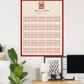 Chinesisches Hochzeitsstift für Red Double Happy Poster (Heimbüro)