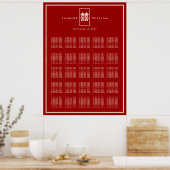 Chinesisches Hochzeitsstift für Red Double Happy Poster (Küche)