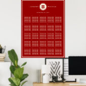Chinesisches Hochzeitsstift für Red Double Happy Poster (Heimbüro)