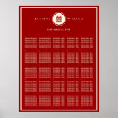 Chinesisches Hochzeitsstift für Red Double Happy Poster (Vorne)