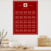 Chinesisches Hochzeitsstift für Red Double Happy Poster (Küche)