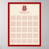 Chinesisches Hochzeitsstift für Red Double Happy Poster (Vorne)
