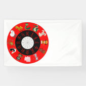 Chinesisches Horoskop Banner (Horizontal)