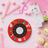 Chinesisches Horoskop Pappteller (Party)