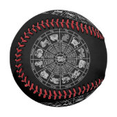 Chinesisches Horoskop Zodiac Wheel Baseball (Vorderseite Links)