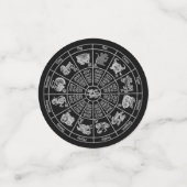 Chinesisches Horoskop Zodiac Wheel Konfetti (Klein Vorderseite)