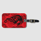 Chinesisches Jahr der Drachenkunst Gepäckanhänger (Vorderseite (Horizontal))