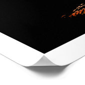 Chinesisches Jahr der Feuerrolle Poster (Ecke)