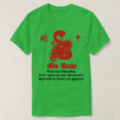 Chinesisches Jahr der Feuerschlange 1977 T-Shirt (Design vorne)