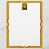 Chinesisches Jahr der Flamme, Goldener Gerahmter c (Vorderseite)