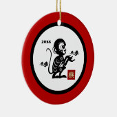 Chinesisches Jahr der maßgeschneiderten Geschenksc Keramik Ornament (Rechts)
