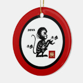 Chinesisches Jahr der maßgeschneiderten Geschenksc Keramik Ornament (Links)