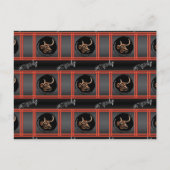 Chinesisches Jahr der Ochse - stark Postkarte (Vorderseite)