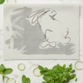 Chinesisches Jahr der Originalmalerei Zodiac KT2 K Geschirrtuch (Gefaltet)