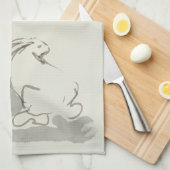 Chinesisches Jahr der Originalmalerei Zodiac KT2 K Geschirrtuch (Viertel Falte)