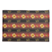 Chinesisches Jahr der Ox Elegant Floral Kissenbezug (Rückseite)