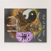 Chinesisches Jahr der Ram Puzzle (Horizontal)