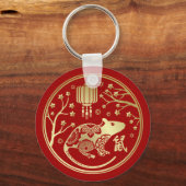 Chinesisches Jahr der Ratte 2020 Schlüsselanhänger (Vorderseite)