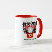 Chinesisches Jahr der Ratte | Benutzerdefiniertes  Tasse (VorderseiteRechts)