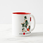 Chinesisches Jahr der Ratte | Benutzerdefiniertes  Zweifarbige Tasse (VorderseiteRechts)
