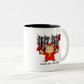 Chinesisches Jahr der Ratte | Benutzerdefiniertes Zweifarbige Tasse (VorderseiteRechts)