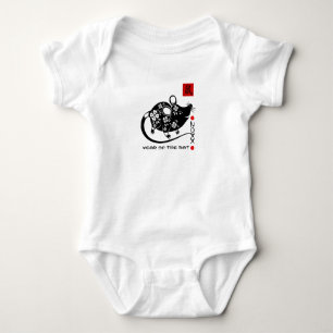 Chinesisches Jahr der Ratte Zolljahr Baby Strampler