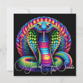 Chinesisches Jahr der Schlange 2025 Karte