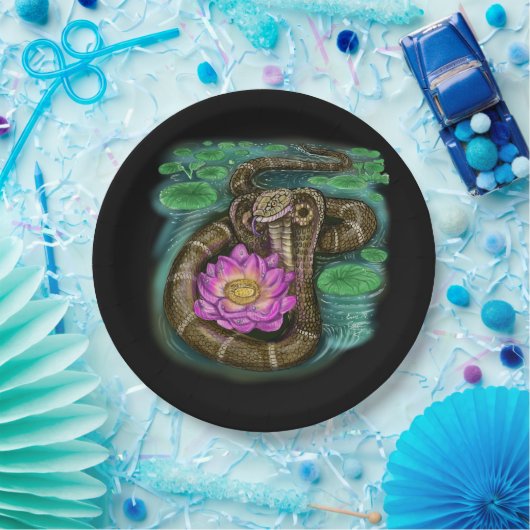 Chinesisches Jahr der Schlange Pappteller (Party)