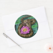 Chinesisches Jahr der Schlange Runder Aufkleber (Umschlag)