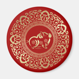 Chinesisches Jahr der Schweinegengeschenkmagnete Magnet